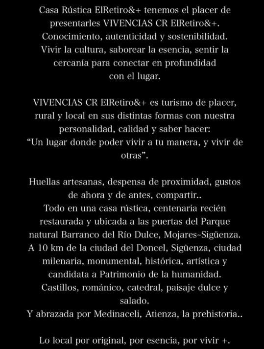 El Retiro & Gastro Vivencias Villa Siguenza Bagian luar foto